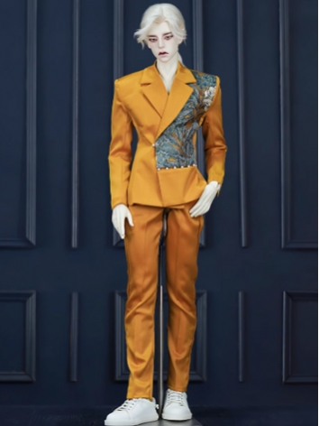BJD Clothes Boy Orange Coat...