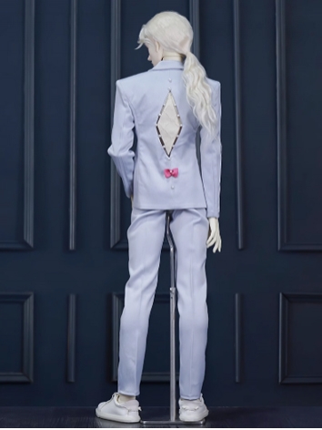 BJD Clothes Boy Gray Blue C...